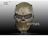 FMA Full face skeleton mask of terror OD